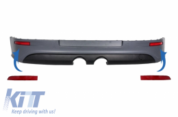 Rear Bumper Reflector suitable for VW Golf 5 V (2003-2007) R32 Look