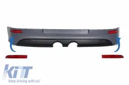 image-36-Rear Bumper Reflector suitable for VW Golf 5 V (2003-2007) R32 Look
