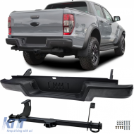 image-14-Rear bumper RT style BLACK suitable for Ford Ranger T6 T7 T8 2012-2023