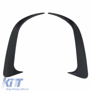 Rear Bumper Side Flaps suitable for Mercedes-Benz CLA W117 13-17 Coupe with A Design Bumper Glossy Black 2 Pieces