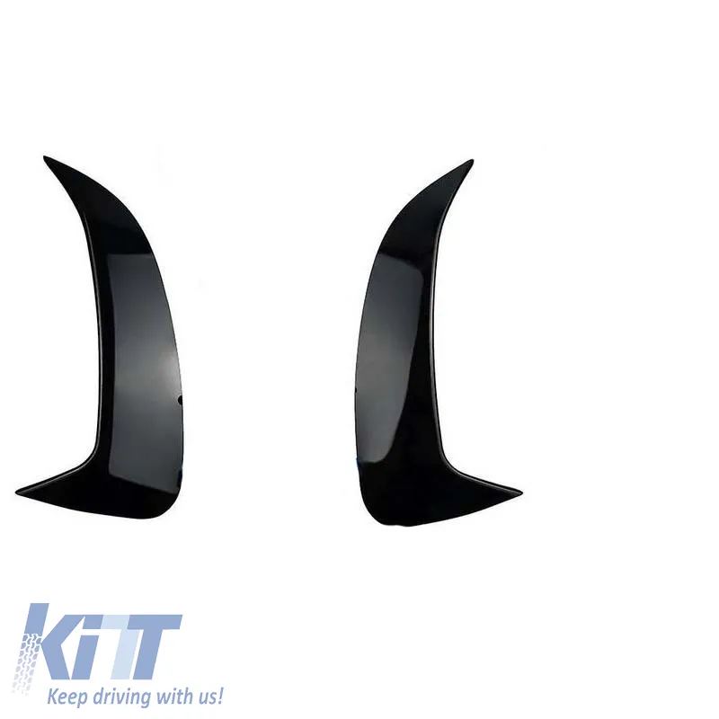 Rear Bumper Side Flaps / Vents Suitable for Mercedes-Benz A-Class W177 Hatchback With A Design Line Bumper Glossy Black 2 Pieces
