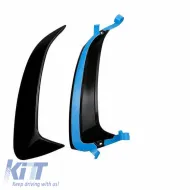 Rear Bumper Side Flaps / Vents Suitable for Mercedes-Benz A-Class W177 Hatchback With A Design Line Bumper Glossy Black 2 Pieces-image-6311679