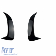 Rear Bumper Side Flaps / Vents Suitable for Mercedes-Benz A-Class W177 Hatchback With A Design Line Bumper Glossy Black 2 Pieces