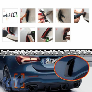 Rear Bumper Side Flaps / Vents suitable for Mercedes-Benz A-Class V177 Sedan with a Design Line Bumper Glossy Black 2 Pieces