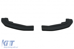 Rear Bumper Side Splitters Fins suitable for Alfa Romeo Stelvio 949 (2016-2020) Black - RBSPALFS949