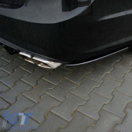 Rear Bumper Side Splitters suitable for Mercedes-Benz E-Class W212 09-13 A Design E63 Version Gloss Black Maxton Design 2 pcs