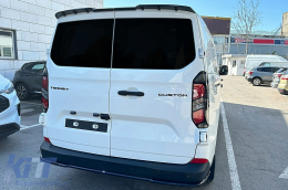 Rear Bumper Splitter suitable for Ford Transit Custom Mk2 / Tourneo Mk2 (2023-) / VW T7 (With Mudflaps)-image-6113840