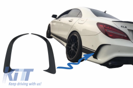 Rear Bumper Splitters Fins Side Vent Canards suitable for Mercedes CLA W117 C117 X117 (2013-2018) CLA45 Design - RBSPMBW117AMG