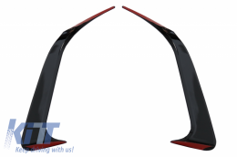 Rear Bumper Splitters Fins Side Vent Canards suitable for Mercedes CLA W117 C117 X117 (2013-2018) CLA45 Design-image-6032845