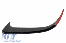 Rear Bumper Splitters Fins Side Vent Canards suitable for MERCEDES CLA W117 C117 X117 (2013-2018) CLA45 Design Carbon Film-image-6034121