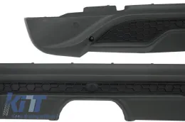 Rear Bumper Spoiler suitable for Smart Fortwo 453 14-19 Brabus Look from ABS plastic-image-6318311