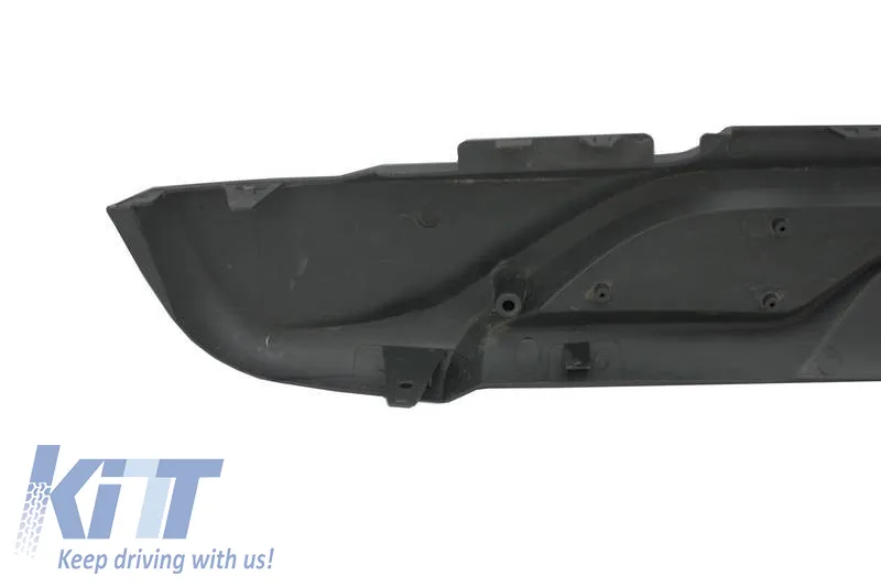 Rear Bumper Spoiler suitable for Smart Fortwo 453 14-19 Brabus Look from ABS plastic