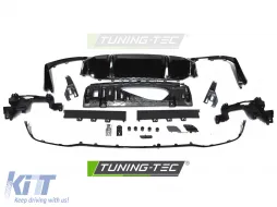 REAR BUMPER SPORT PDC BLACK fits MERCEDES W213 4D 20-23-image-6272079