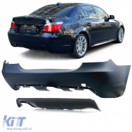image-53-Rear bumper sport + rear diffuser gloss suitable for BMW E60 sedan 03-07