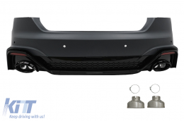 Rear Bumper suitable for Audi A5 F5 Facelift (2020-Up) Racing Look - RBAUA5F5RL