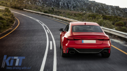 Rear Bumper suitable for Audi A7 4K8 Sportback (2018-up) RS Design-image-6092565