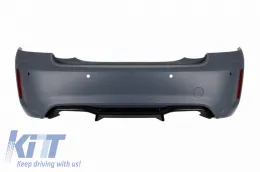 Rear bumper suitable for BMW 2 F22 Coupe F23 Cabrio (2014-2017) M2 Competition look from ABS plastic-image-6324048