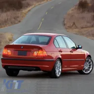 Rear bumper suitable for BMW 3 E46 99-05 Sedan M-Tech with PDC-image-6308390