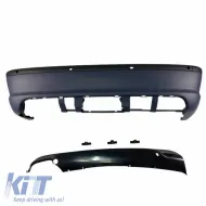 Rear bumper suitable for BMW 3 E46 99-05 Sedan M-Tech with PDC-image-6308392