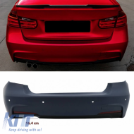 Rear Bumper suitable for BMW 3 F30 11-19 M-Tech Look with PDC