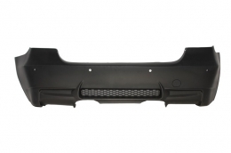 image-29-Rear Bumper suitable for BMW 3 Series E90 (2004-2011) Middle Exhaust M3 Design with PDC