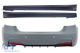 image-15-Rear Bumper suitable for BMW 3 Series F30 (2011-up) M-Technik Design with Side Skirts