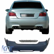 Rear bumper suitable for BMW 5 E60 03-10 Sedan M5 Look-image-6307394