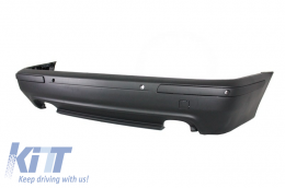 Rear Bumper suitable for BMW 5 Series E39 (1995-2003) Double Outlet M5 Design with PDC and Exhaust Muffler Tips-image-6074380