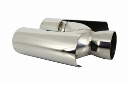 Rear Bumper suitable for BMW 5 Series E60 (2003-2007) M5 Design with Exhaust Muffler Tips and Trunk Spoiler-image-6043477