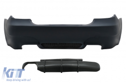 Rear Bumper suitable for BMW 5 Series E60 (2003-2010) M5 Design - RBBME60M5CN