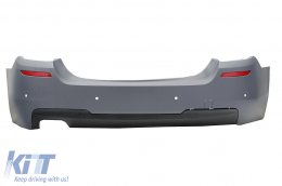 Rear Bumper suitable for BMW 5 Series F10 (2011-2017) M-Tech Design - RBBMF10MTDDS