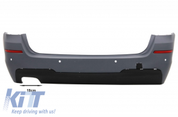 Rear Bumper suitable for BMW F11 5 Series Touring Station Wagon Estate Avant (2011-up) M-Technik Design-image-6073613