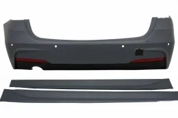 image-17-Rear Bumper suitable for BMW F31 3 Series Touring Non LCI & LCI (2011-2018) M-Technik Design Single Outlet with Side Skirts