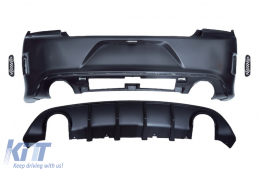 Rear Bumper suitable for Dodge Charger LD (2015-2023) - RBDOGCHLDRK