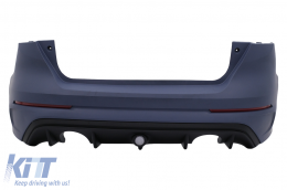 Rear Bumper suitable for Ford Focus MK3 Hatchback (2015-2018) Sport Design - RBFFMK3RS
