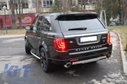 Rear Bumper suitable for Land Range Rover Sport L320 (2005-2013) Autobiography Design with Taillights Glohh GL-3-image-6021886