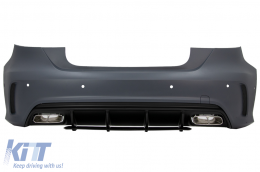 Rear Bumper suitable for Mercedes A-Class W176 (2012-2018) A45 Design