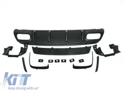 Rear Bumper suitable for Mercedes-Benz A-Class W176 12-18 A Design A45s Facelift Look-image-6323865