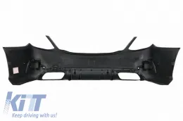 Rear Bumper suitable for Mercedes-Benz C-Class W205 Sedan 14-21 A Design C63s Facelift Look-image-6323960