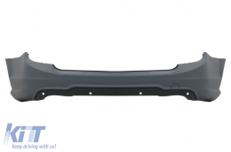 Rear Bumper suitable for Mercedes C-Class S204 Station Wagon 5 Doors (2007-2014) C63 Design - RBMBW204AV