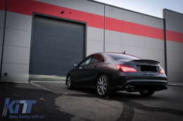 Rear Bumper suitable for Mercedes CLA W117 C117 (2013-2018) CLA 45 Design-image-6099485