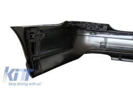 Rear Bumper suitable for Mercedes E-Class W211 (2002-2009) with Exhaust Muffler Tips-image-6074291