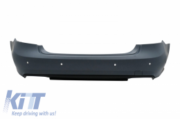 Rear bumper suitable for MERCEDES E-Class W212 (2009-2013) E63 Design and Exhaust Muffler Tail Tips Pipes Assembly-image-5992536