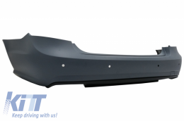 Rear bumper suitable for MERCEDES E-Class W212 (2009-2013) E63 Design and Exhaust Muffler Tail Tips Pipes Assembly-image-5992537