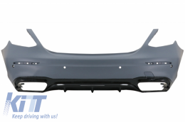 Rear Bumper suitable for Mercedes E-Class W213 (2016-2019) E63 Design Black Edition