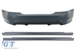image-48-Rear Bumper suitable for Mercedes S-Class W221 (2005-2010) S65 Design with Side Skirts