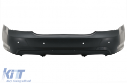 Rear Bumper suitable for Mercedes S-Class W221 (2005-2013) with PDC S65 Design