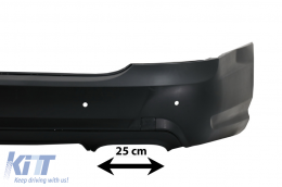 Rear Bumper suitable for Mercedes S-Class W221 (2005-2013) with PDC S65 Design-image-6088444