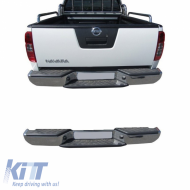 Rear Bumper suitable for Nissan Navara D40 05-15 2WD / 4WD Chrome