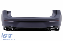 image-9-Rear Bumper suitable for VW Golf 8 VIII Hatchback Mk8 MQB (2020-2023) R Line Design